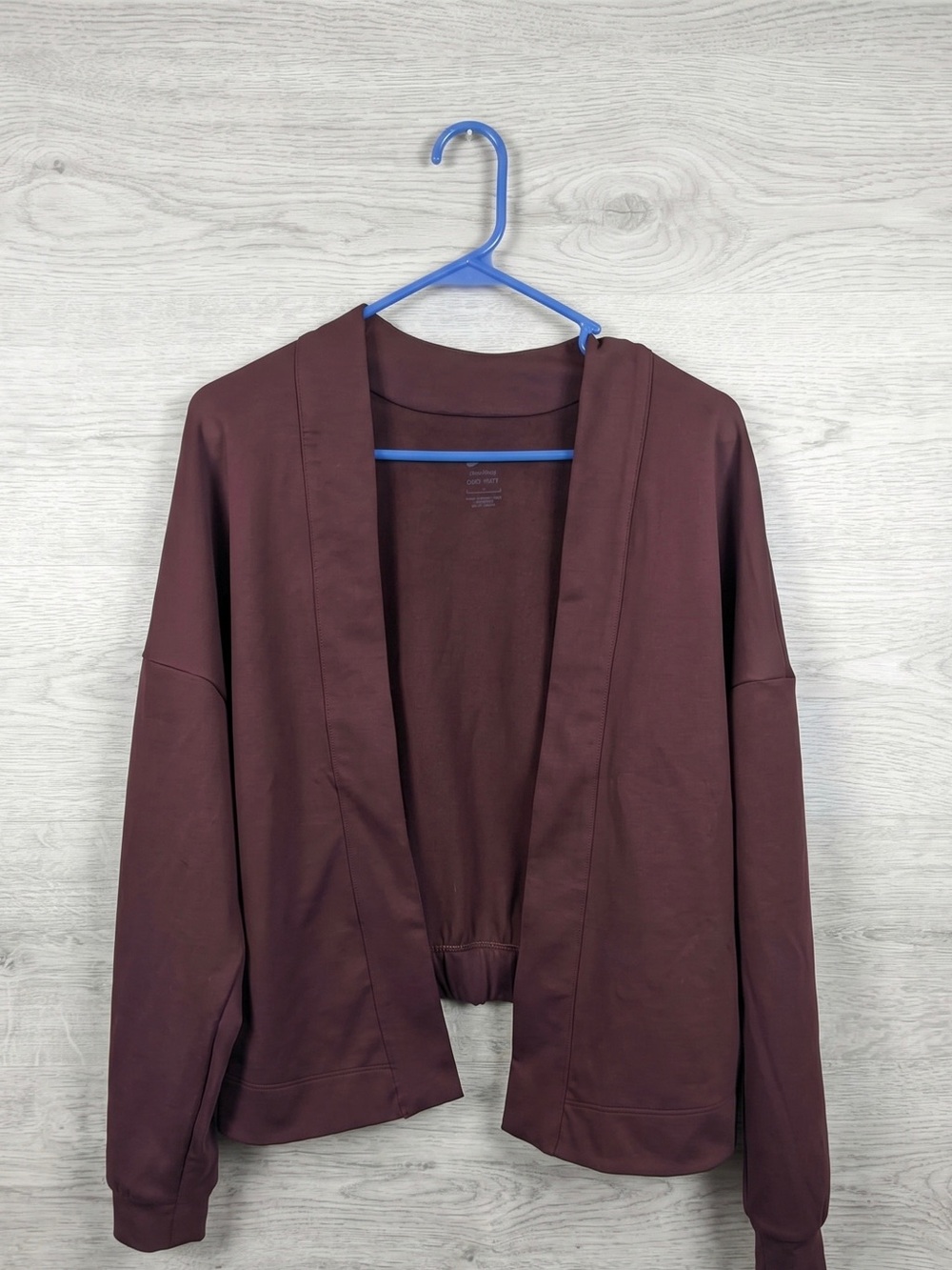 Nike Open Front Cardigan Sweater - Burgundy